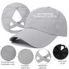 ZPLxi Womens Ponytail Hat Baseball Cap, Adjustable Criss Cross Sun