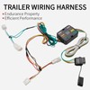 SYOWADA 4 Pin Trailer Wiring Harness, Plug-in Simple Custom-Fit T-Connector