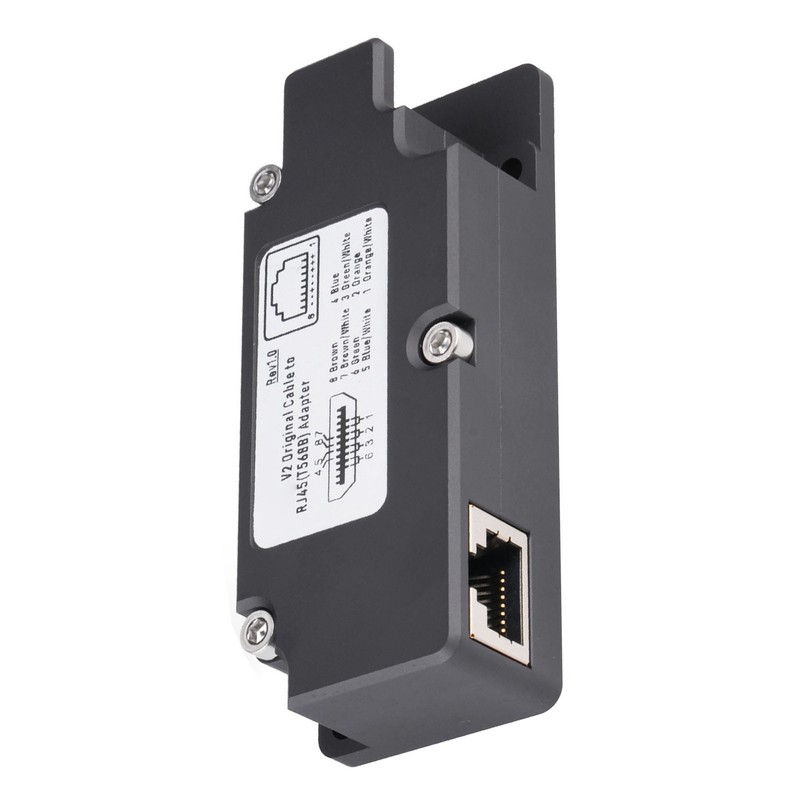 Ethernet Adapter with CAT 8 Cable T568B Pin Fast Connection