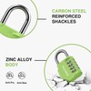 Puroma 2 Pack Combination Lock 4 Digit Locker Lock Outdoor