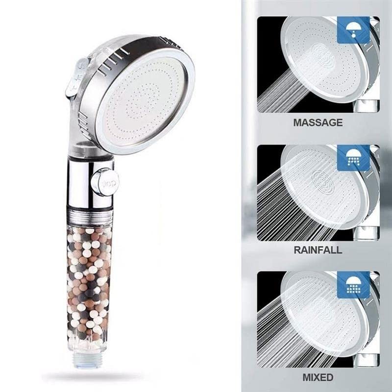 MineralStream Ionic Shower Head 2.0 + Hose | Ecowater Spa