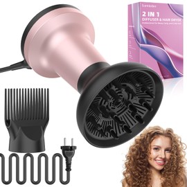 Bartrimber Heißluftdiffusor für lockiges Haar, Keramiktechnologie