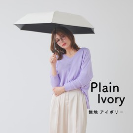 macocca uchimizu Uchimizu Uchimizu Solid Color Full Light Shading Rate 100% UV Protection 99.9% Near Infrared Shielding Rate, For Both Sunny and Rainy Weather, Parasol, Rain Umbrella, Lightweight,