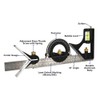 Big Horn 19571 12 Inch Combination Square Set Includes Protractor