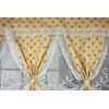 Katenya Outlet Bay Window Curtain 4 Row Separates Double Layer