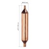 sourcing map Copper Refrigerator Filter Dryer 18.5 x 111mm with