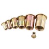 Hilitand Rivet Nut, M3-M12 Carbon Steel Rivnut, Flat Threaded Rivet