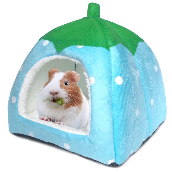 Tierecare Guinea Pig Hideout Bed Rabbit House Cave Accessories Cozy