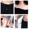 Collar Para Parejas Medio Corazón De Metal Magnético Imán -