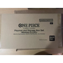 Bandai ONE PIECE TCG Playmat and Storage Box Set - Luffy - SEALED