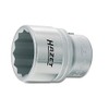 HAZET Socket, 12 Angle, 1000Z-30, Double Side Width: 1.2 x