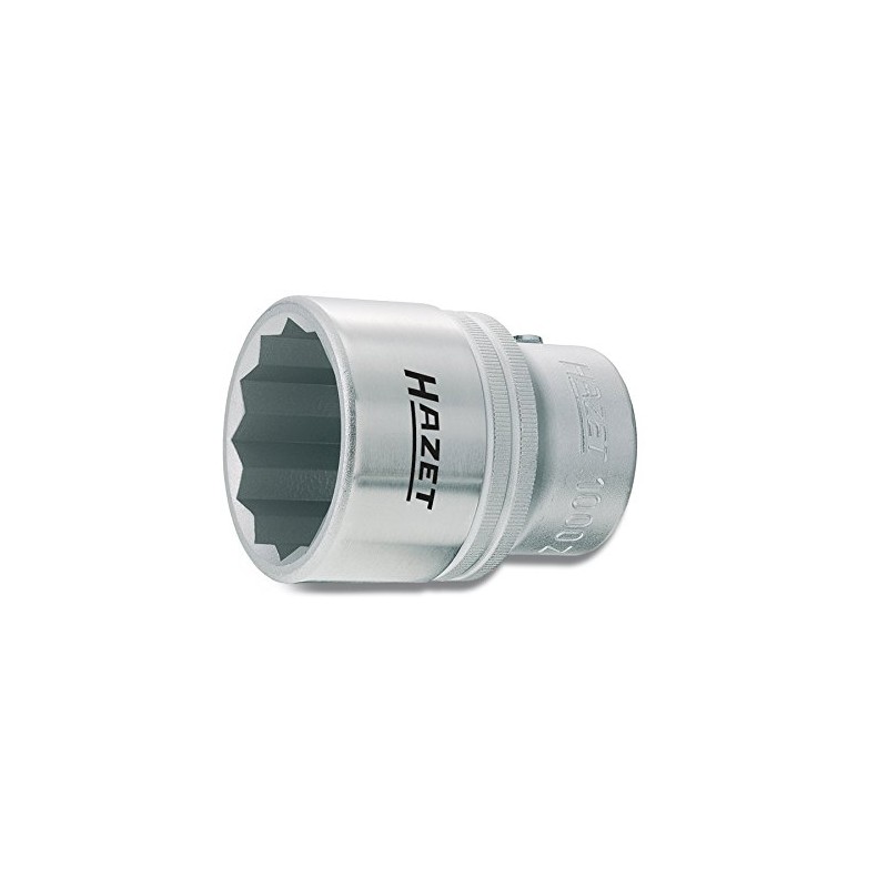 HAZET Socket, 12 Angle, 1000Z-30, Double Side Width: 1.2 x