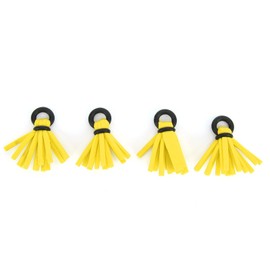 Vbestlife Fly Fishing Strike Indicator Foam, Pack of 4 Fly Fishing Float Foam Strike Indicators Drift Hook Positioning Float Bobberber (Yellow)