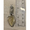 Tektite Libyan Desert Glass Necklace Pendant Sterling Silver Genuine Ancient
