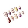Poly handmade nail tips - Coffin Ballet (length - parts