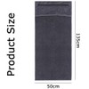 Fitness Towel Sports Towel with Zip Pocket, 135 x 50