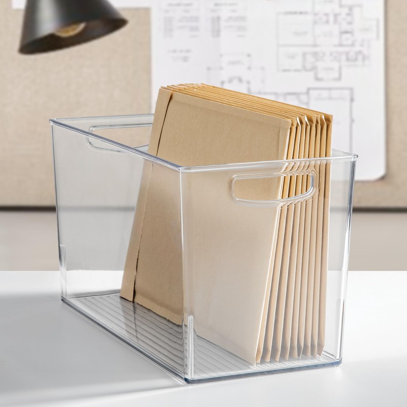 iDesign Recycled Plastic Pantry Storage Bin - Linus Collection -