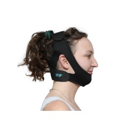 Chin Support Straps for Men & Women, Reusable Anti Snoring Chin Face Strap for Sleeping, Face Lifting Snore Stopper Belt, Jaw Strap for Jawliner Sleep Apnea Device, Skin Friendly