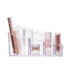 STORi Audrey Clear Vanity Makeup Organizer | 15-Compartment Holder for