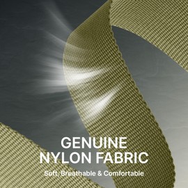 Bandletic 22mm Watch Strap Compatible with Garmin Fenix 6 Pro/Fenix 7/Fenix 6/Fenix 8 47mm/Fenix 5 Strap, QuickFit Nylon Soft Sport Military Band for Instinct 2/Epix 2/Forerunner 945/965/955,Armygreen