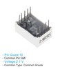 PATIKIL 5pcs Common Anode 7 Segments 10 Pin 1 Bit