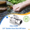304 stainless steel Garden Hose Shut Off Valve Full Flow,