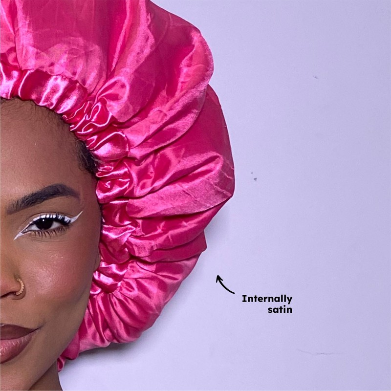 Soulta® Satin Diffuser Drying Cap - Pink