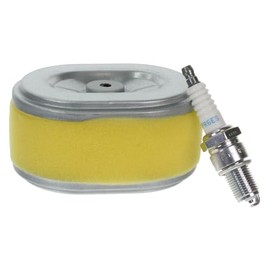 Redpart Service Kit compatible with HONDA GX110 GX120 - Includes Air Filter & Genuine Spark Plug