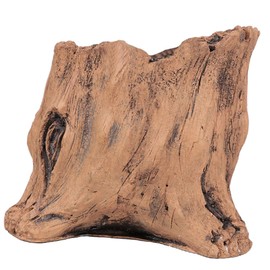 BESPORTBLE Vintage Concrete Succulent Planter Pot Imitation Wood Stump Design Retro Flowerpot for Use for Gardens Balconies and Offices Breathable Permeable for Healthy Plants