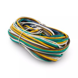 Distributor Trailer Light Wiring Harness 5 Flat 25ft with Full Length Ground Wires