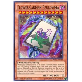 yugioh - Flower Cardian Paulownia DRL3-EN034 1st Edition Ultra Rare - Dragons of Legend: Unleashed