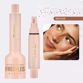Freckle Stamp with Five Dots for Realistic Makeup Looks, Soft Touch Faux Freckle Pen for Easy Glam, Ideal for Summertime Picnics and Carefree Style Trends:_2#MEDIUM NEW