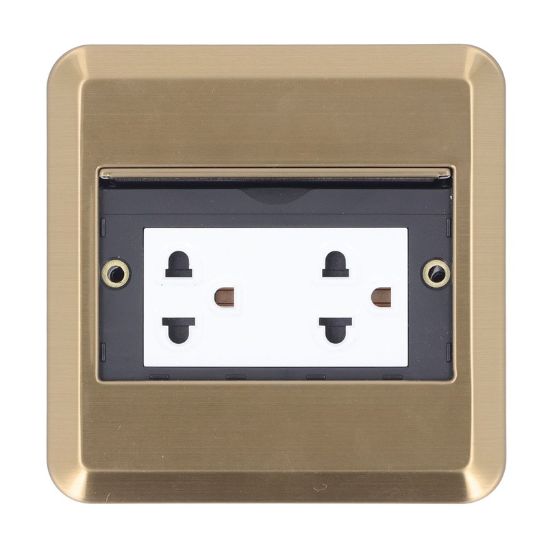 Floor Electrical Outlet Multifunctional Stainless Steel Recessed Concealed Pop Up