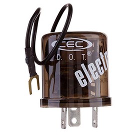 CEC Industries EF33RL 12V Heavy Duty 3-Pin Electronic Flasher Relay for LED and Incandescent Bulbs (1-Pack)