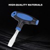2 Pcs T Handle 9mm Flat Head Screwdriver Ergonomic, Large