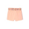 Vertbaudet Baby Muslin Shorts with Flower Belt, apricot
