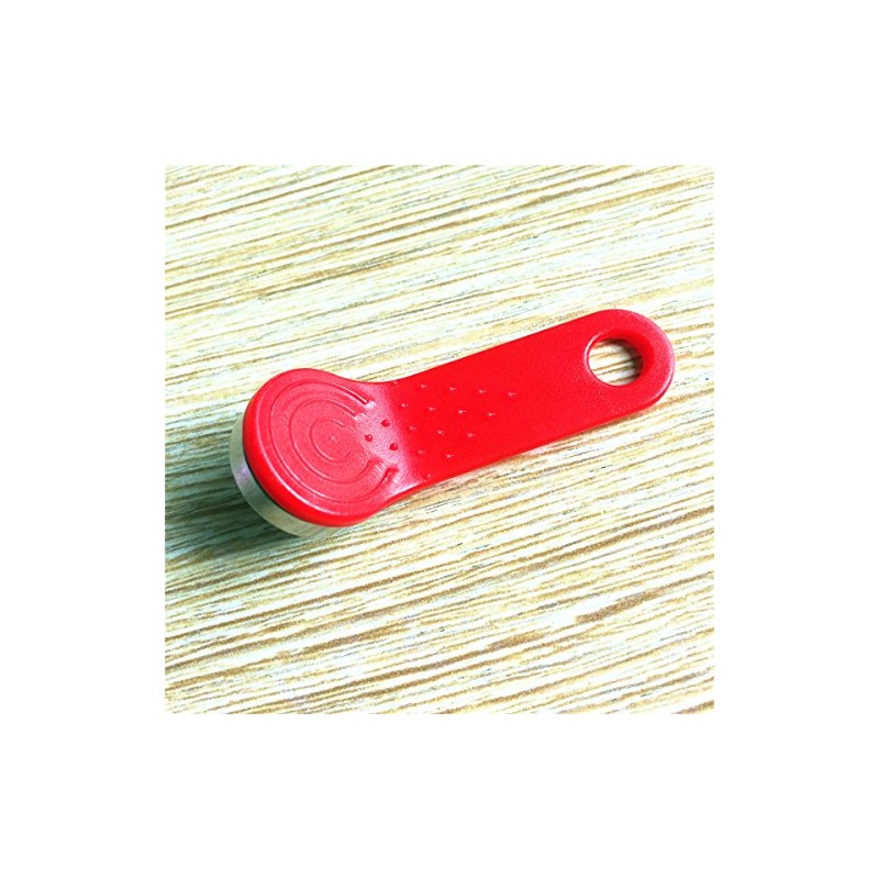 YARONGTECH TM1990 DS1990A-F5 Dallas ibutton with metal ring red color