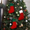 Aoshang 6 Pack Red Felt Christmas Stockings 15" Christmas Candy