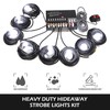 SMALLFATW Hideaway Strobe Lights Kit 8 HID Bulbs 13 Flashing