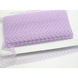 Unbranded Insertion Lace 3/4" (19MM) LAVENDER Beading 100 Yard Bolt