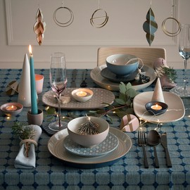 Denby Impression Pink Accent Medium Square Platter / 덴비 임프레션 핑크 액센트 미디움 사각 플래터