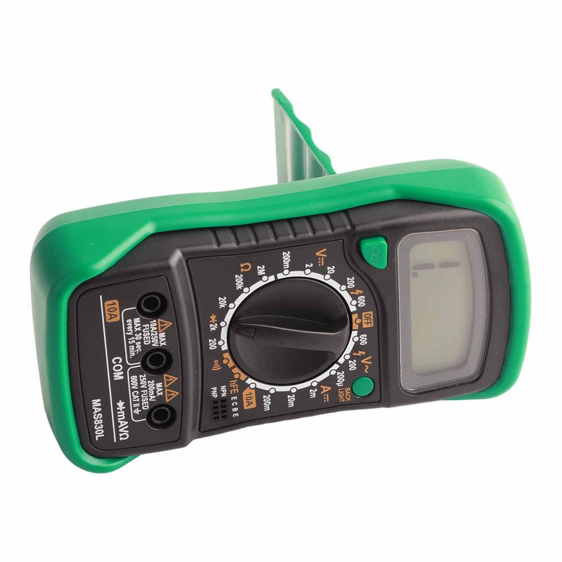 MAS830L Digital Multimeter Portable High Accuracy Button Electrician Meter Digital