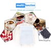 LUCKYBEE 100 Pcs Disposable Empty Bags 15*20 Line Tea Bags