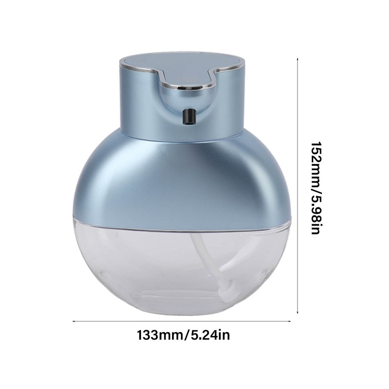 Automatic Soap Dispenser Touchless Rechargeable IPX6 Waterproof Wall Mounted Induction