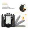 ELIVERN 100W LED Garage Lights,10000 Lumens Daylight LED Light,Deformable Garage