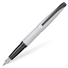 Cross ATX Fountain Pen, Brushed Chrome
