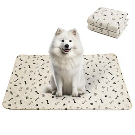 STVICTORY Reusable Pet Sheet, Washable, for Dogs and Cats, Pet Pee Mat, Pet Mat, Anti-Slip, Waterproof, Quick Drying, Deodorizing, Nursing Care Sheet for Puppies and Senior Dogs, Reusable, for