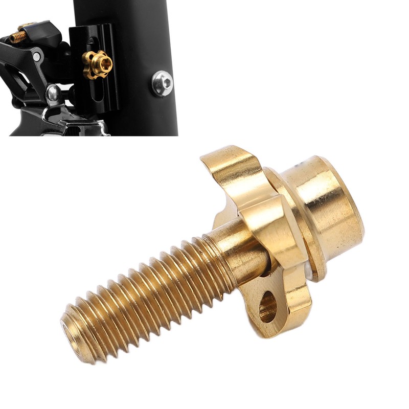 RISK Bike Front Derailleur Screw Gasket Kit Hollow Titanium Alloy