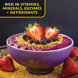 Helio Hives Bee Pollen Granules 4.9 Oz - Nature's Superfood, Superior Taste - Western Australia Pure Bee Pollen for Optimal Health