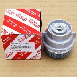 15620-31060 GENUINO OEM FILTRO DE ACEITE CARCASA TAPA SOPORTE CONJUNTO para LEXUS TOYOTA